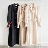 Purpdrank - Spring Autumn Women Elegant Fashion Party Midi Dress Office Lady Long Sleeve A Line Vestdios Clothes