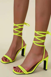 Purpdrank - Orange Casual Frenulum Opend Out Door Shoes