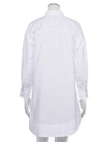 Purpdrank - Leisure Fashion Loose Long Sleeves Solid Color Lapel Collar Shirt Dresses