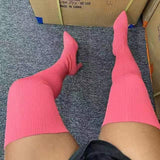 Purpdrank - Red Fashion Casual Patchwork Solid Color Pointed Comfortable Shoes (Subject To The Actual Object)