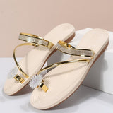 Purpdrank - Green Fashion Casual Patchwork Rhinestone Round Comfortable Shoes