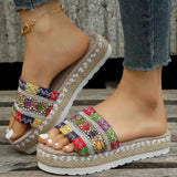 Purpdrank - Colour Casual Patchwork Round Comfortable Shoes