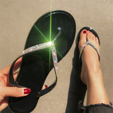 Purpdrank - Transparent Color Casual Daily Patchwork Rhinestone Round Comfortable Shoes
