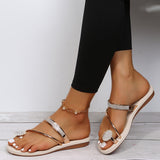 Purpdrank - Green Fashion Casual Patchwork Rhinestone Round Comfortable Shoes