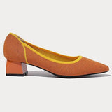 Purpdrank - Women Casual Slip-On Knit Pumps