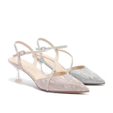 Purpdrank - Women Belle Elegant Fairy Wind Pointed Toe Heeled Pumps