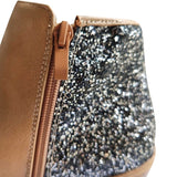 Purpdrank - Women's Boots Riding Boots Plus Size Work Boots Outdoor Work Daily Rhinestone Crystal High Heel Chunky Heel Round Toe Vintage Casual Comfort Walking Shoes PU Loafer Solid Color Black Dark Green Khaki