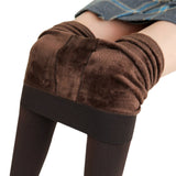 Purpdrank - S-3XL Plus Size Warm Winter Leggings Women Warm Velvet Pants Leggins High Waist Thick Legging Winter Pant Trousers Women