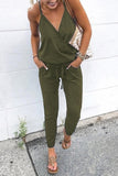 Purpdrank - Spring And Summer Fashion Women Slant Shoulder Casual Pocket Jumpsuit Short Sleeve New Solid Bodysuits Women Rompers