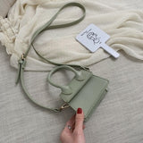Purpdrank - Mini Small Square bag Fashion New Quality PU Leather Women's Handbag Crocodile pattern Chain Shoulder Messenger Bags