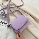 Purpdrank - Fashion Trend Crossbody Bags for Women Solid Flap Shoulder Bag Designer Handbags and Purses Small Women Messenger Bags