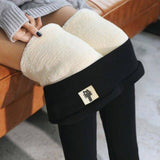 Purpdrank - Women's Winter Warm Leggings Super-thick High Stretch Lamb Cashmere Leggins High Waist Skinny Trousers