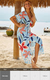 Purpdrank - Zebra Snake Print Chiffon Beach Cover Up Tunics For Beach Long Kaftan Beachwear Boho Chic Hippie Beach Strandjurk Sundress