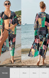 Purpdrank - Zebra Snake Print Chiffon Beach Cover Up Tunics For Beach Long Kaftan Beachwear Boho Chic Hippie Beach Strandjurk Sundress