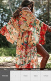 Purpdrank - Zebra Snake Print Chiffon Beach Cover Up Tunics For Beach Long Kaftan Beachwear Boho Chic Hippie Beach Strandjurk Sundress