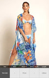Purpdrank - Zebra Snake Print Chiffon Beach Cover Up Tunics For Beach Long Kaftan Beachwear Boho Chic Hippie Beach Strandjurk Sundress