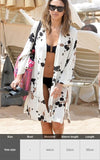 Purpdrank - Zebra Snake Print Chiffon Beach Cover Up Tunics For Beach Long Kaftan Beachwear Boho Chic Hippie Beach Strandjurk Sundress