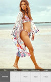 Purpdrank - Zebra Snake Print Chiffon Beach Cover Up Tunics For Beach Long Kaftan Beachwear Boho Chic Hippie Beach Strandjurk Sundress