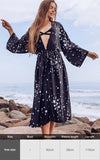 Purpdrank - Zebra Snake Print Chiffon Beach Cover Up Tunics For Beach Long Kaftan Beachwear Boho Chic Hippie Beach Strandjurk Sundress