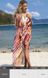 Purpdrank - Zebra Snake Print Chiffon Beach Cover Up Tunics For Beach Long Kaftan Beachwear Boho Chic Hippie Beach Strandjurk Sundress