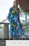 Purpdrank - Zebra Snake Print Chiffon Beach Cover Up Tunics For Beach Long Kaftan Beachwear Boho Chic Hippie Beach Strandjurk Sundress