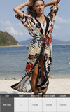 Purpdrank - Zebra Snake Print Chiffon Beach Cover Up Tunics For Beach Long Kaftan Beachwear Boho Chic Hippie Beach Strandjurk Sundress