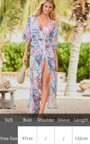Purpdrank - Zebra Snake Print Chiffon Beach Cover Up Tunics For Beach Long Kaftan Beachwear Boho Chic Hippie Beach Strandjurk Sundress