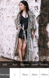 Purpdrank - Zebra Snake Print Chiffon Beach Cover Up Tunics For Beach Long Kaftan Beachwear Boho Chic Hippie Beach Strandjurk Sundress