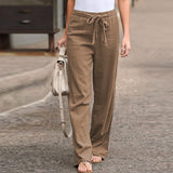Purpdrank - kaftan Spring Pants Women's Printed Trousers Casual Elastic Waist Pantalon Palazzo Female Drawstring Turnip