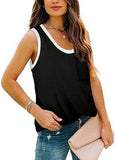 Purpdrank - Ribbed  Women Tank Top Plus Size Elastic Sexy Summer Tank Tops Solid O Neck Off Shouled Casual White Tank Tops