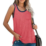 Purpdrank - Ribbed  Women Tank Top Plus Size Elastic Sexy Summer Tank Tops Solid O Neck Off Shouled Casual White Tank Tops