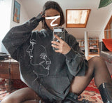 Purpdrank - Los Angles Pullovers Women Hoodies Long Sleeve Loose Autumn Casual Woman Sweatshirt Fashion Hoodies For Women