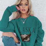 Purpdrank - Los Angles Pullovers Women Hoodies Long Sleeve Loose Autumn Casual Woman Sweatshirt Fashion Hoodies For Women