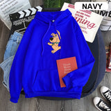 Purpdrank - New Women Kawaii Hoodies Autumn Oversized Cute Dog Print Hooded Sweatshirt Female Harajuku Streetwear Long Sleeve Pullovers