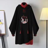 Purpdrank - Vintage Casual Women Kawaii Hoodie Chinese Style Sweatshirts Harajuku Moletom Loose Sudaderas Con Capucha Ropa Mujer