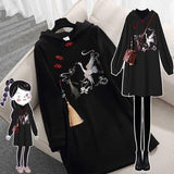 Purpdrank - Vintage Casual Women Kawaii Hoodie Chinese Style Sweatshirts Harajuku Moletom Loose Sudaderas Con Capucha Ropa Mujer