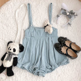 Purpdrank - Corduroy Playsuits Women Ruffles Loose Spring Korean Style Ulzzang Kawaii Harajuku Leisure Soft Female Rompers Popular Ins