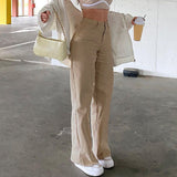 Purpdrank - New Y2K Cargo Pants Low Waist Loose Straight Denim Pants Wide Leg Streetwear Spring Autumn Fashion Hip Hop Women Baggy Trousers