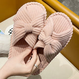 Purpdrank - Women Cross Strap Bedroom Slippers, Fashion Indoor Home Slippers <!---->
