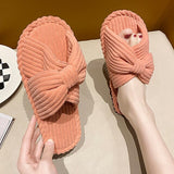 Purpdrank - Women Cross Strap Bedroom Slippers, Fashion Indoor Home Slippers <!---->