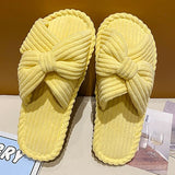 Purpdrank - Women Cross Strap Bedroom Slippers, Fashion Indoor Home Slippers <!---->