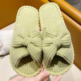 Purpdrank - Women Cross Strap Bedroom Slippers, Fashion Indoor Home Slippers <!---->
